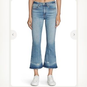 Rag & Bone flare cropped jeans